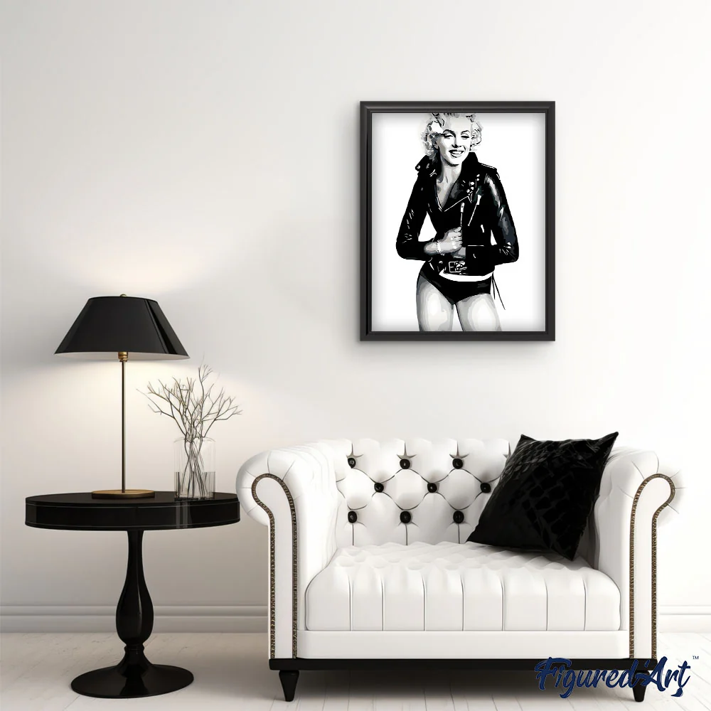 Black and White Marilyn Monroe - Image 3