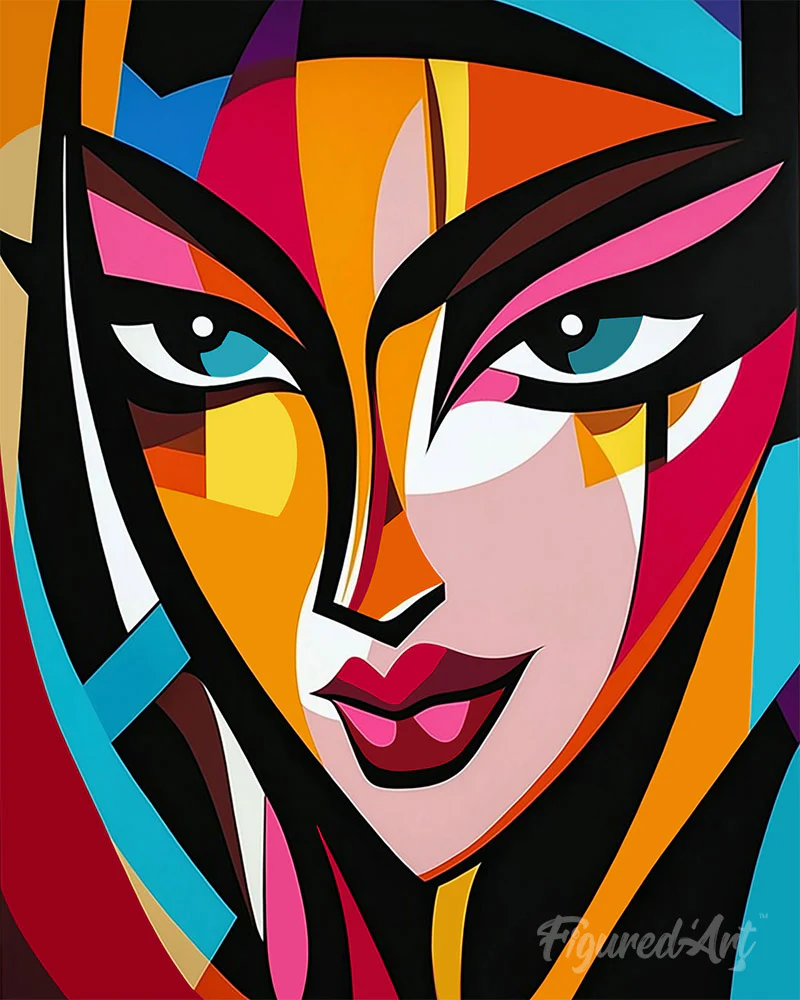 Bold Abstract Face