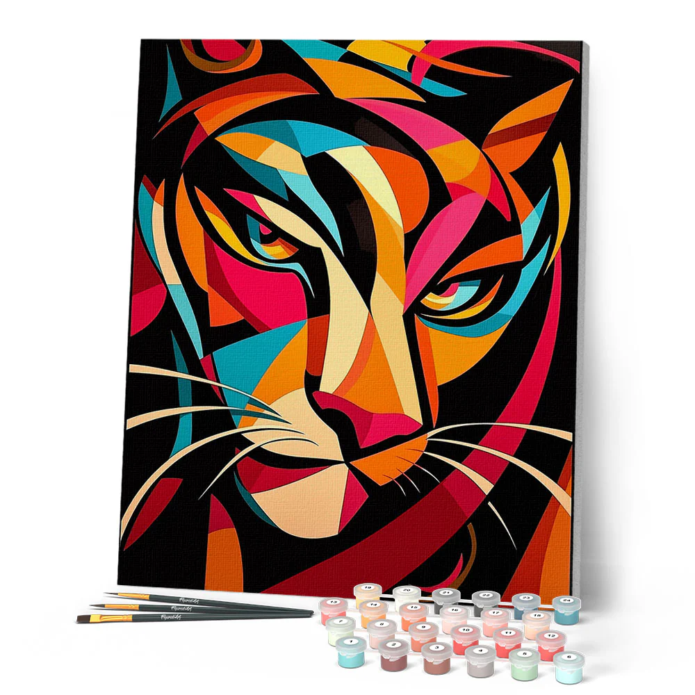 Bold Abstract Tiger 2 - Image 2