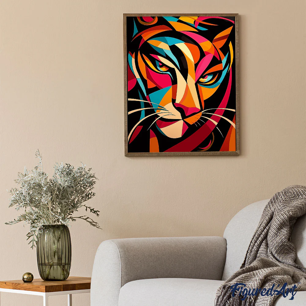 Bold Abstract Tiger 2 - Image 3