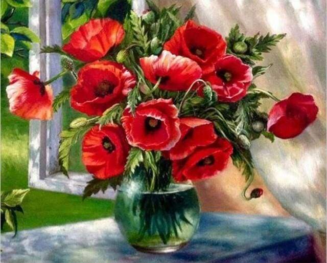 Bouquet of Red Flowers