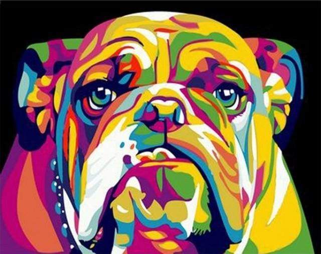 Bulldog Pop Art
