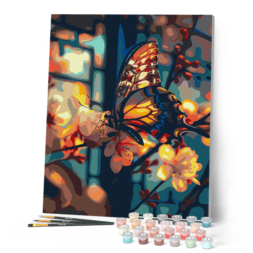 Butterfly and Cherry Blossoms - Image 2
