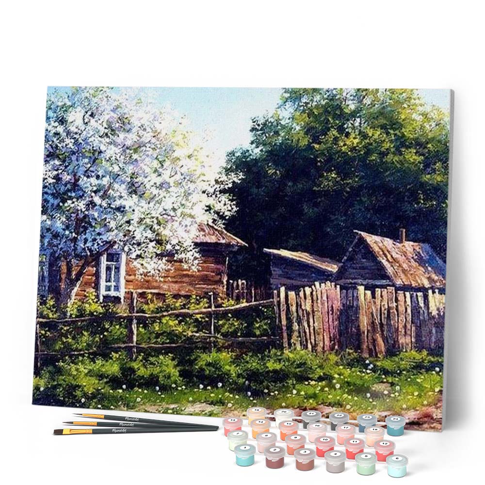 Cabin and White Tree - Image 2