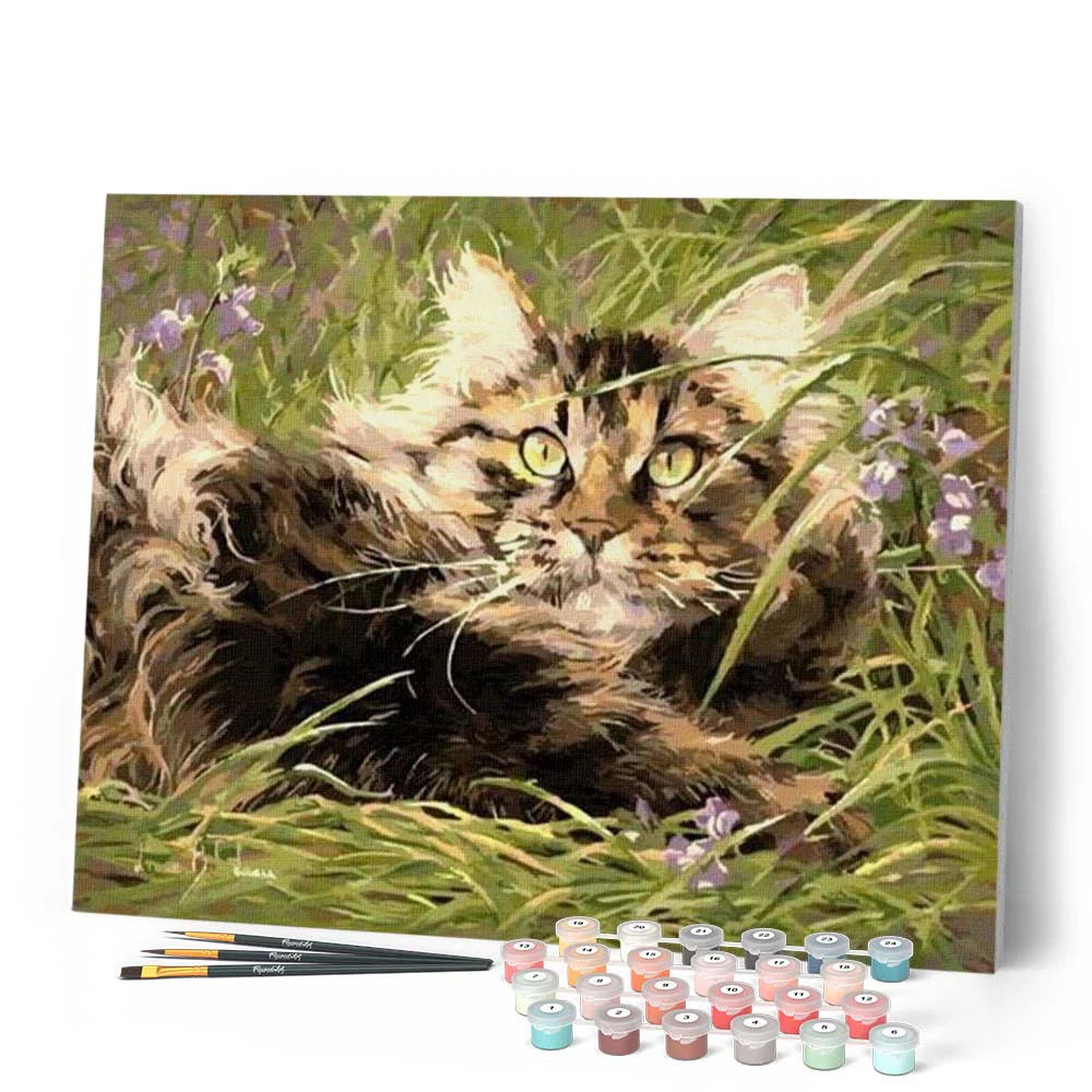 Cat In The Grass - Image 2