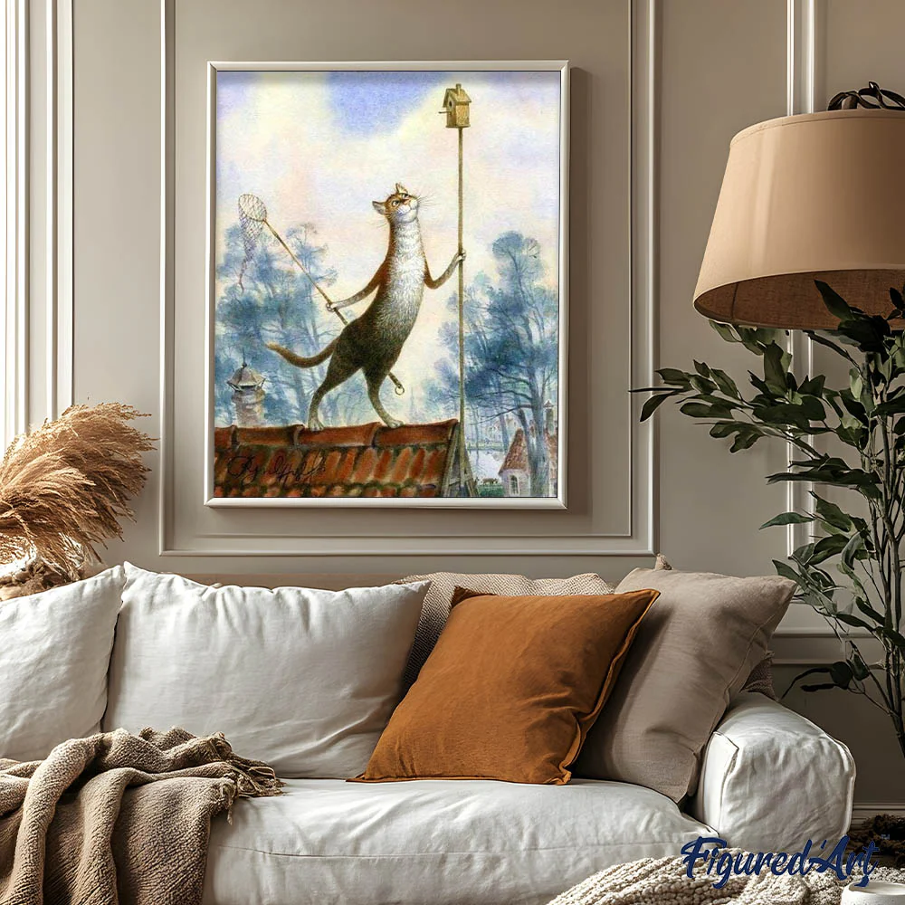 Cat on a roof - Image 3