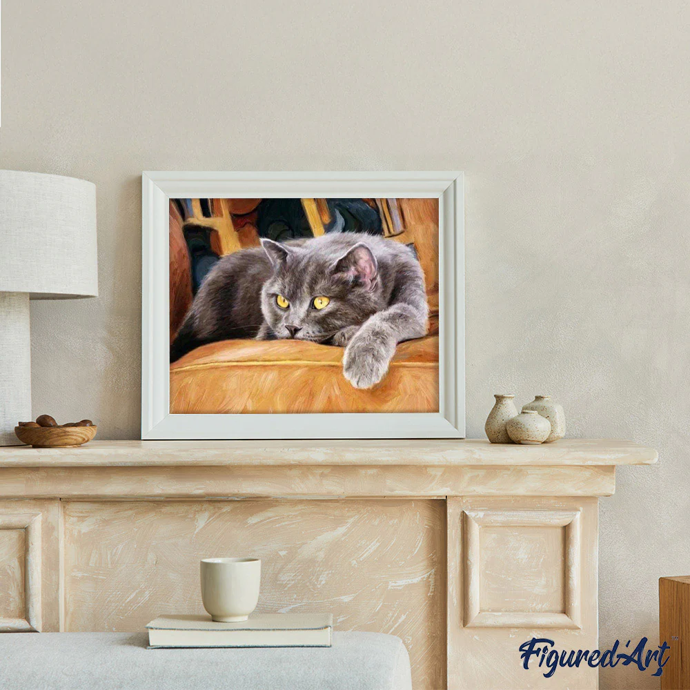 Cat on Couch - Image 3