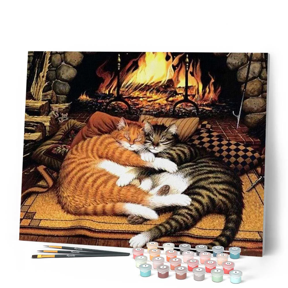 Cats hugging - Image 2