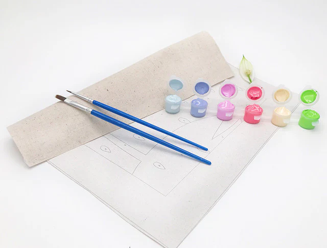 Children Painting kit Branch with red flowers - Image 2