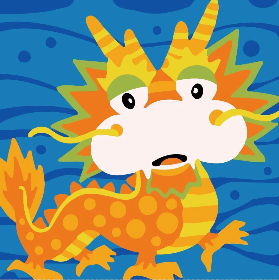 Children Painting kit Dragon