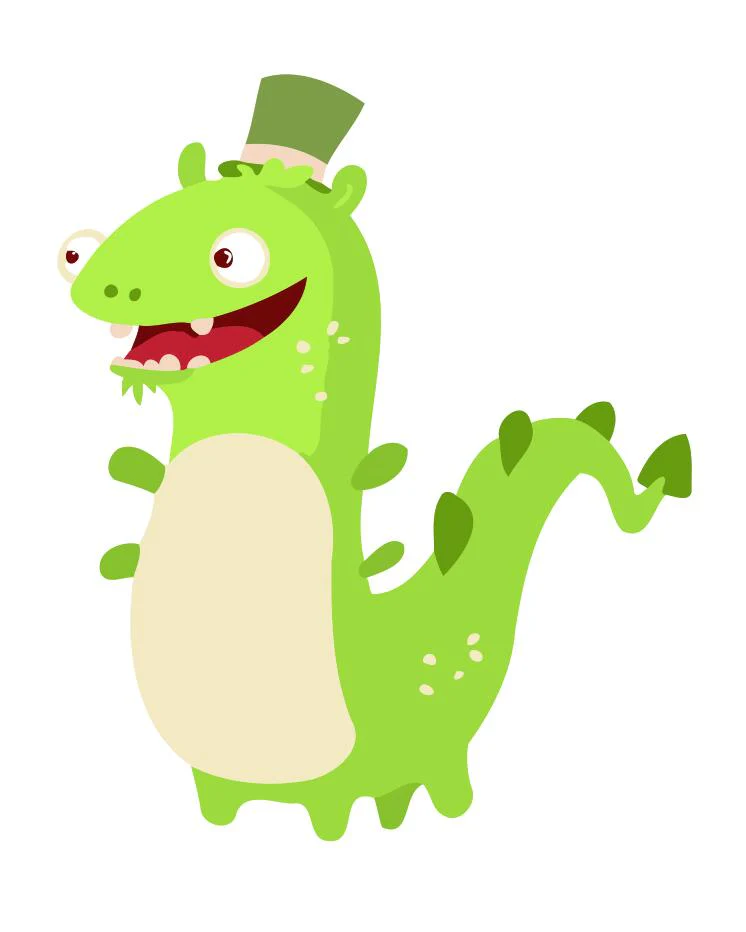 Children Painting kit Green dinosaur