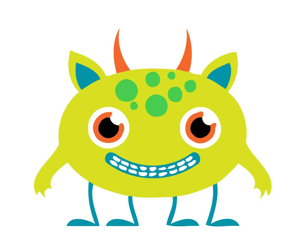 Children Painting kit Monster with 4 legs
