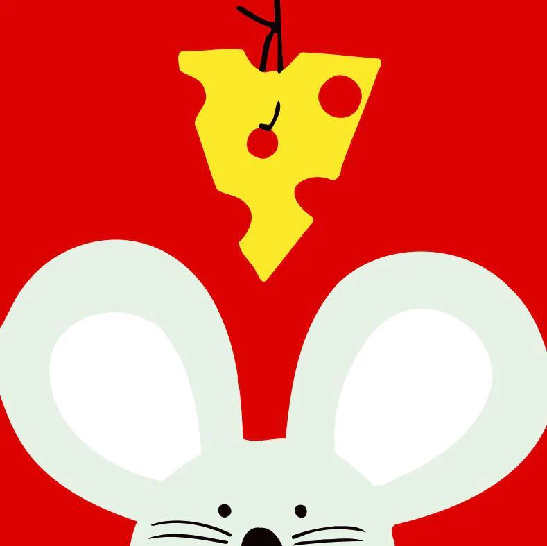 Children Painting kit Mouse and Cheese