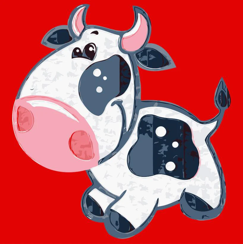 Children Painting kit The Cow