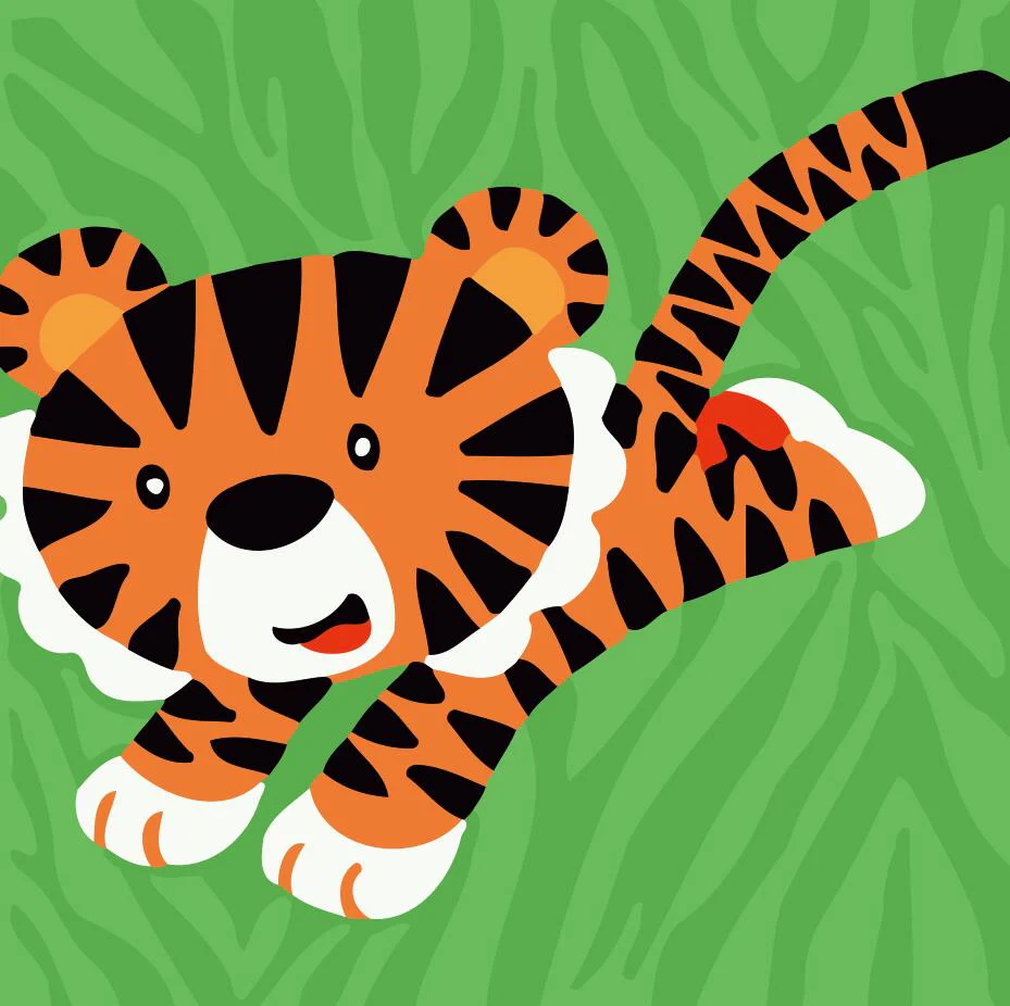 Children Painting kit Tiger