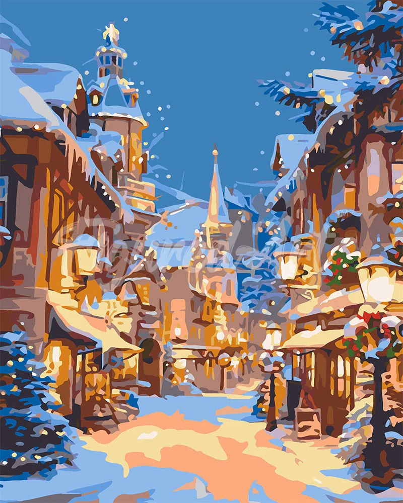 Christmas Illuminated Village