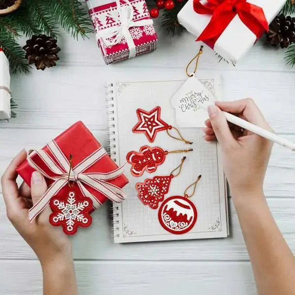 Christmas tree pendant 10 piece set - Image 3