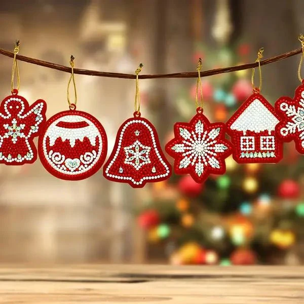 Christmas tree pendant 10 piece set - Image 4