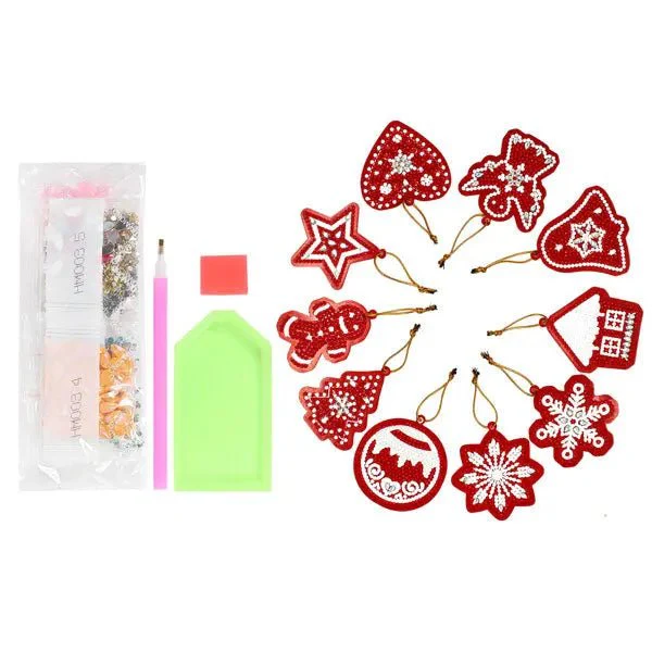 Christmas tree pendant 10 piece set - Image 6