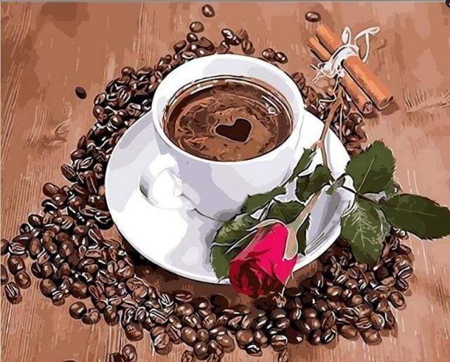 Coffee and Rose