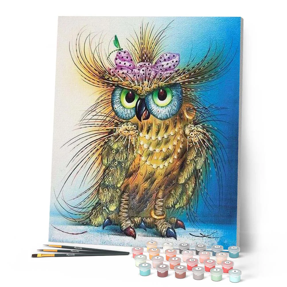 Colorful Pretty Owl - Image 2