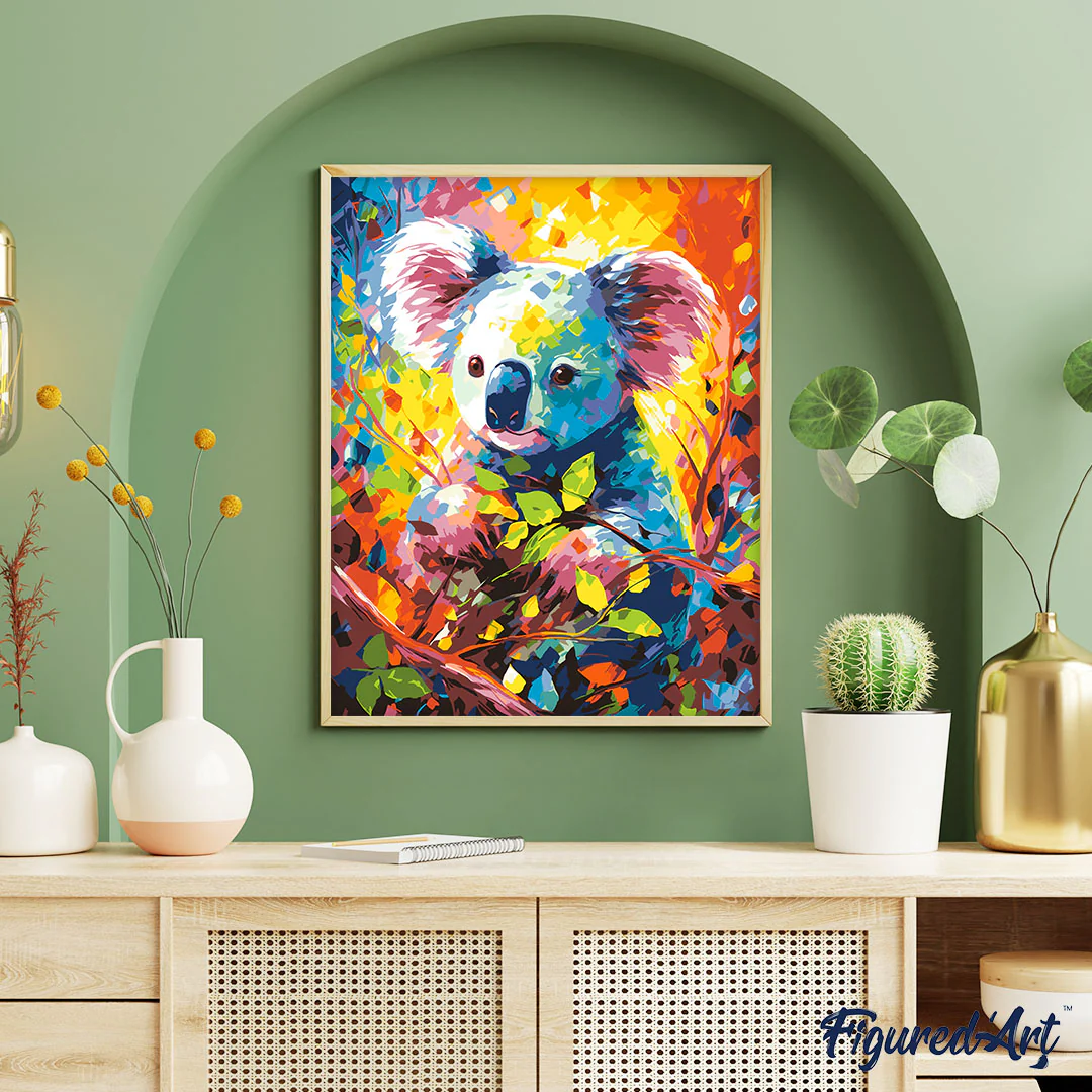 Colourful Abstract Koala - Image 3