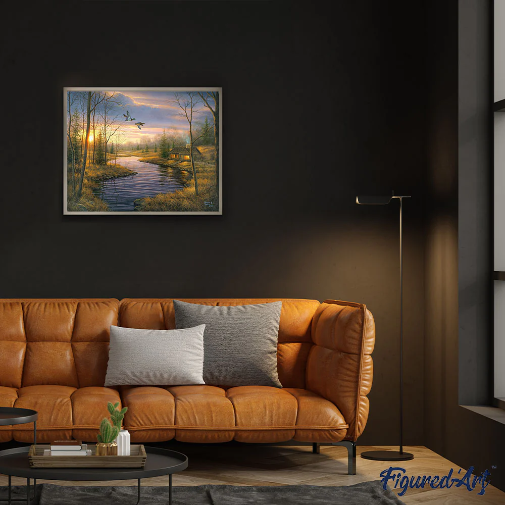 Country house at dusk - Image 3