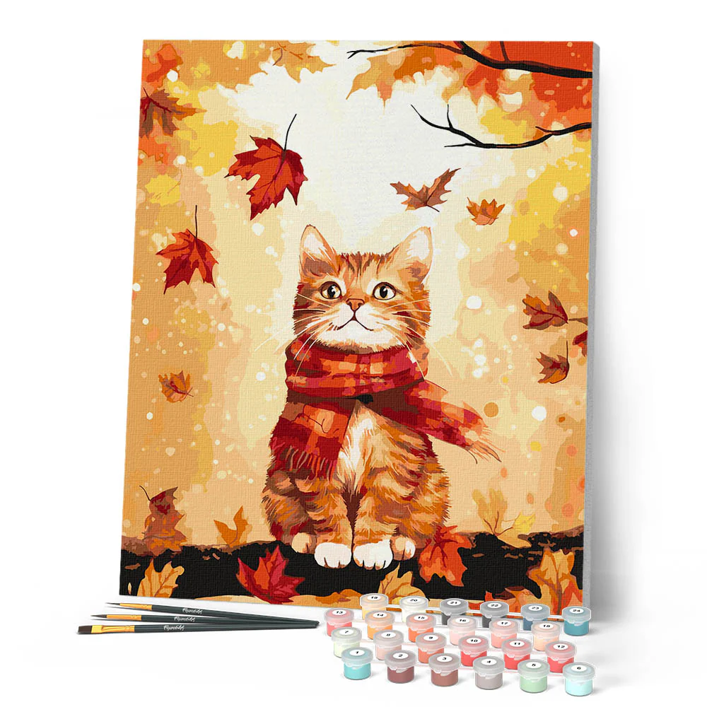 Cozy Autumn Cat - Image 2
