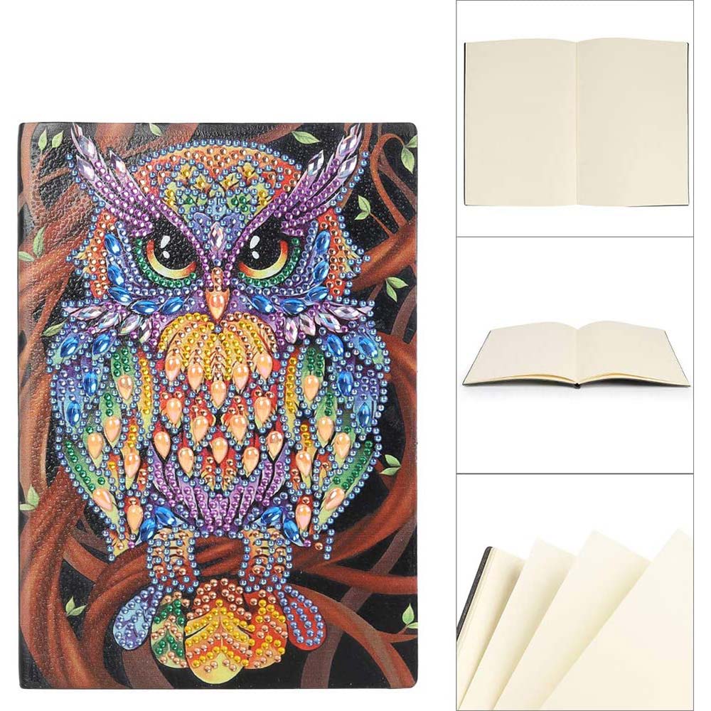 Diamond Art Painting Notebook Owl - Image 5