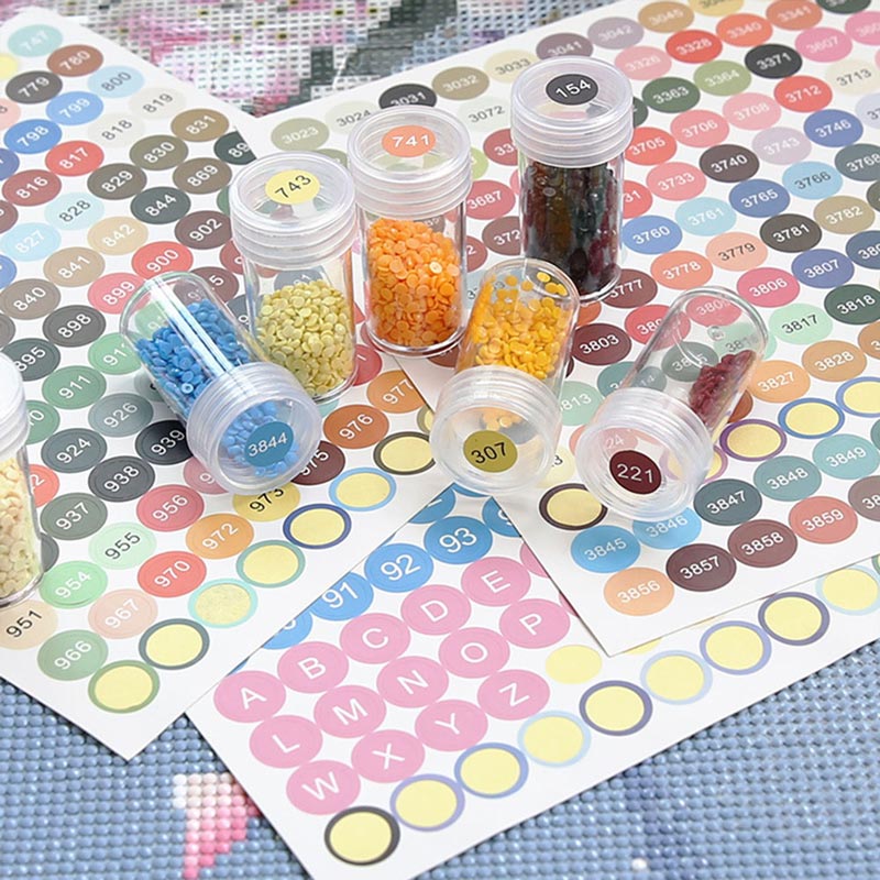 Diamond Painting 572 Round DMC Labels - Image 3