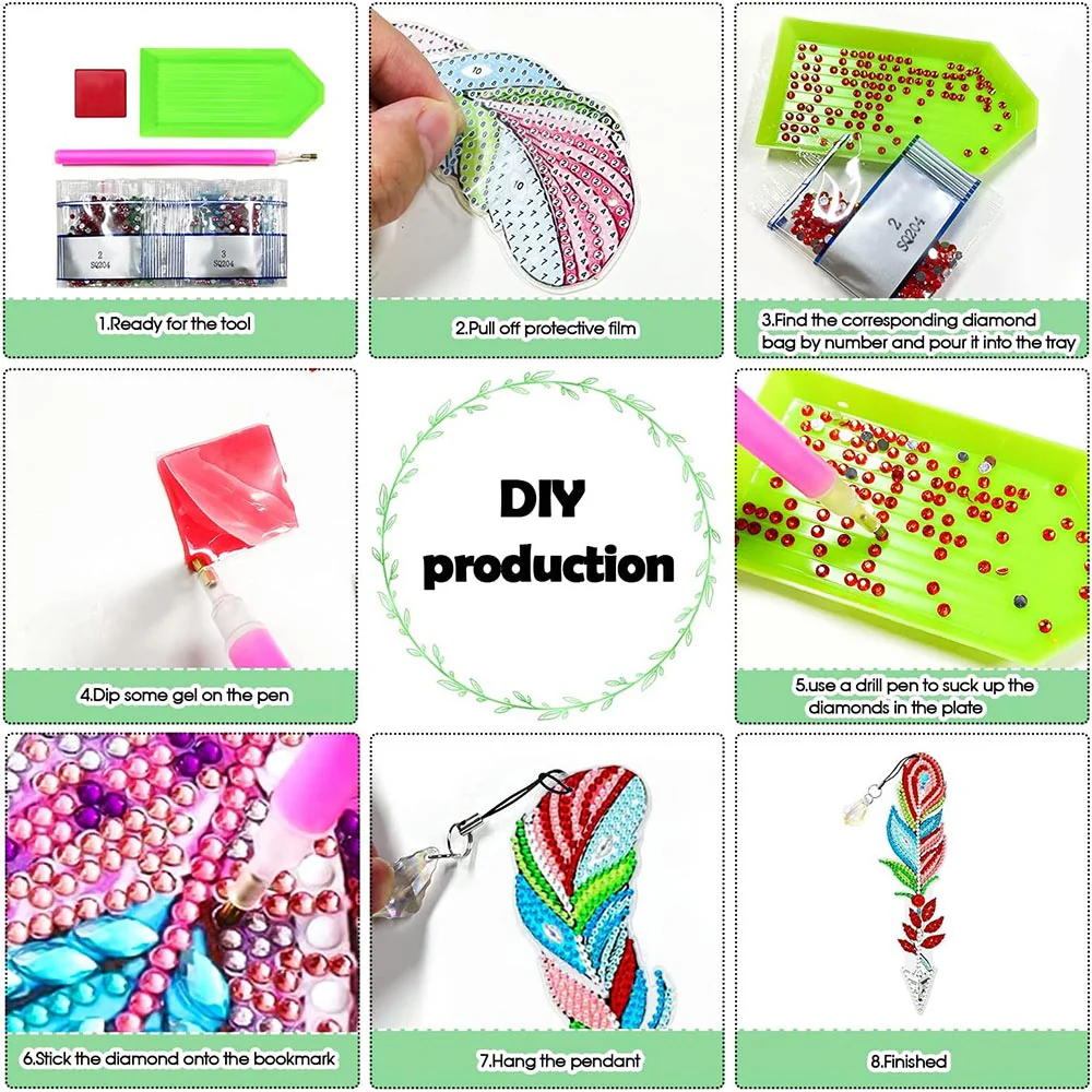 Diamond Painting 6x Bookmark Arrow - Image 5