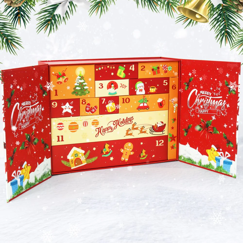 Diamond Painting Advent Calendar 2025 - 12 Days of Shimmer (Red) - Image 3