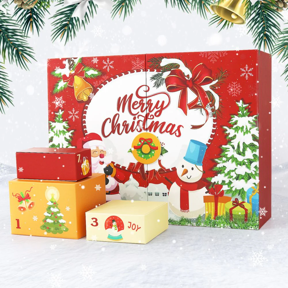 Diamond Painting Advent Calendar 2025 - 12 Days of Shimmer (Red) - Image 4