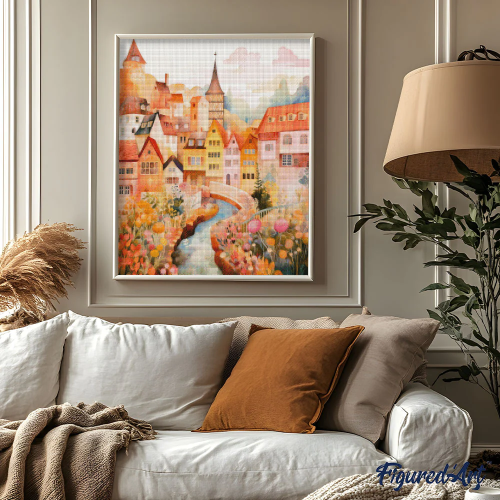 Diamond Painting - Amber Enchanted Village - Image 2
