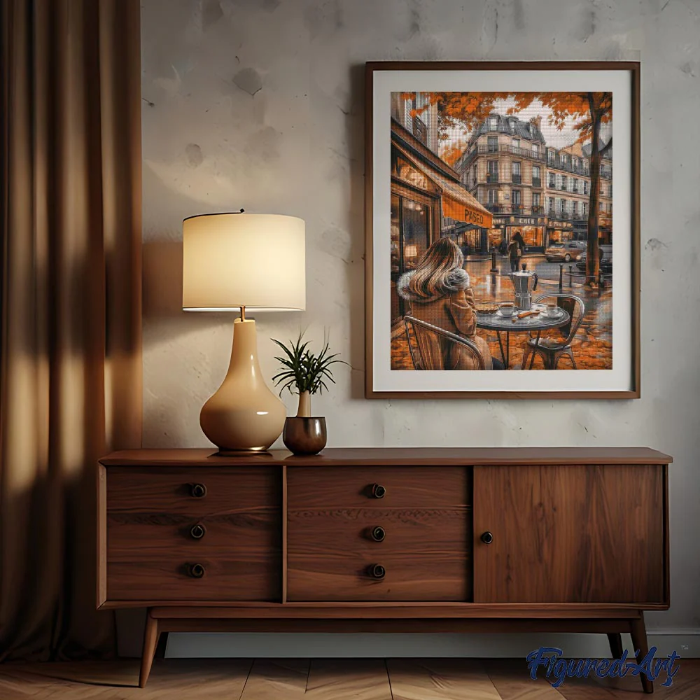 Diamond Painting - Autumn Café Moment - Image 2