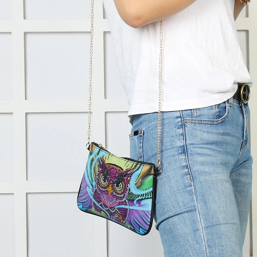 Diamond Painting Bag with Owl - Image 4