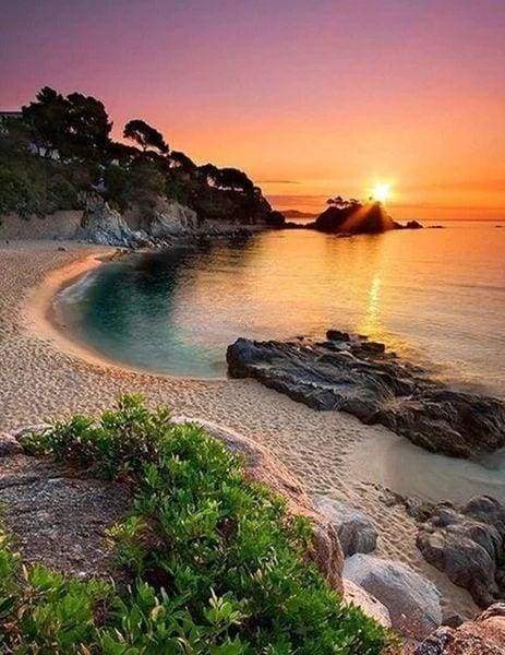 Diamond Painting - Beach and Sunset