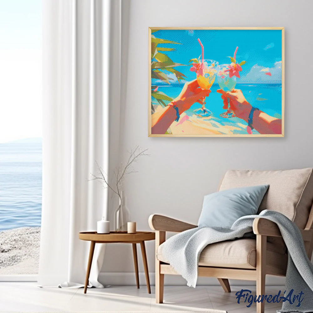 Diamond Painting - Beach Toast - Image 2