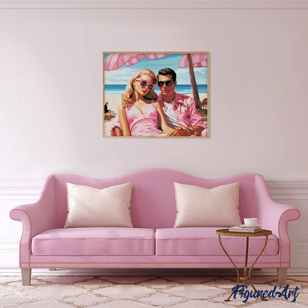 Diamond Painting - Beachside Sweethearts - Image 2