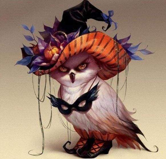 Diamond Painting - Bird with Hat