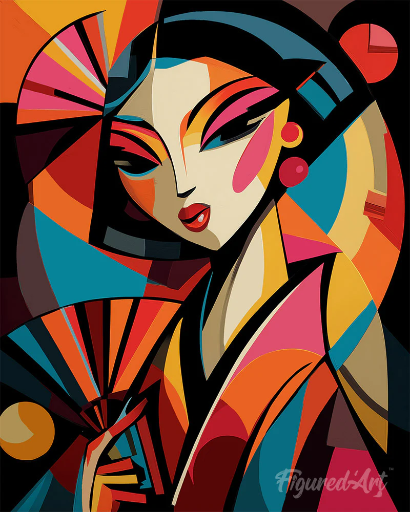 Diamond Painting - Bold Abstract Geisha