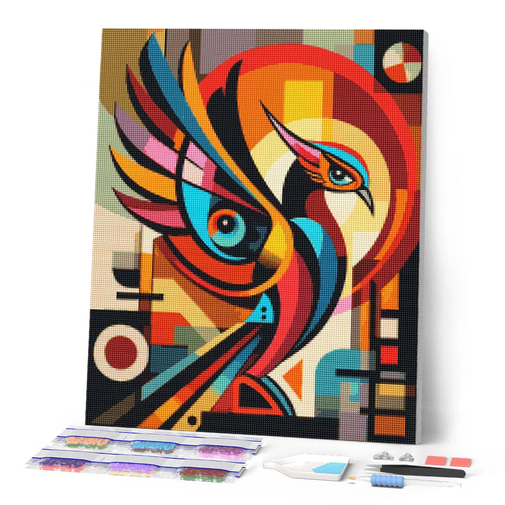 Diamond Painting - Bold Abstract Phoenix - Image 2