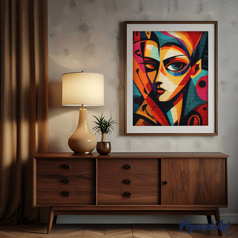 Diamond Painting - Bold Abstract Portrait - Image 3