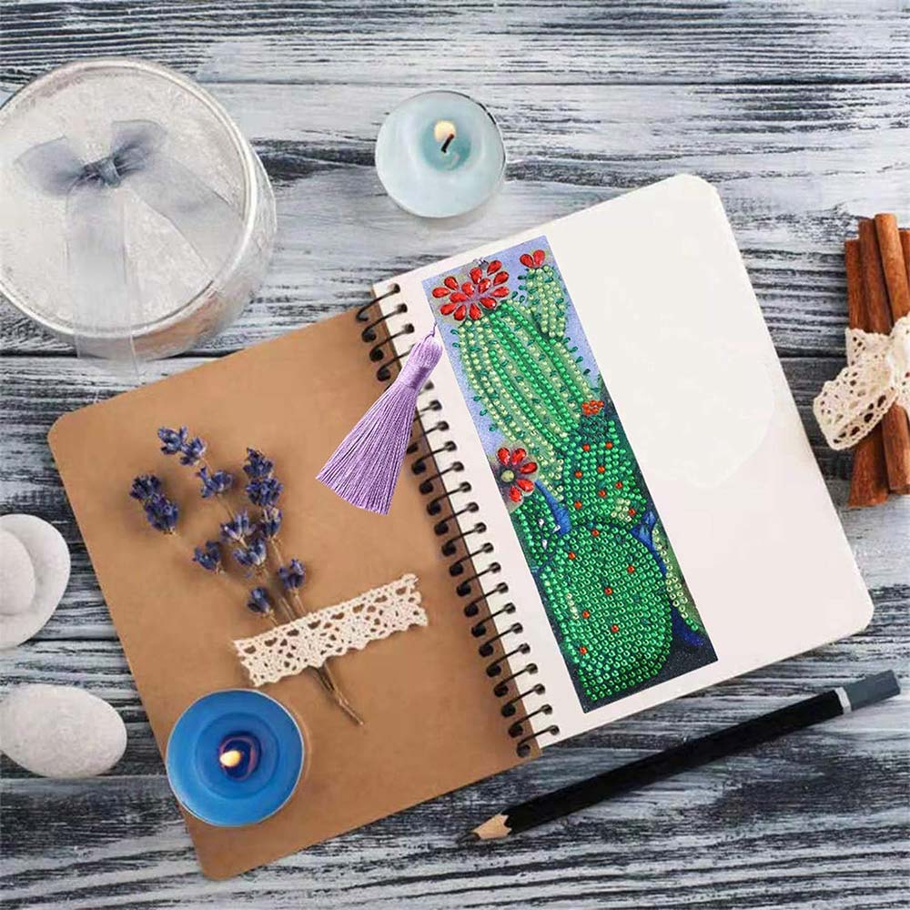 Diamond Painting Bookmark Cactus - Image 4