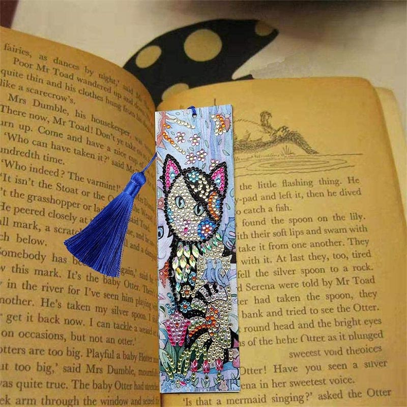Diamond Painting Bookmark Cat - Image 2