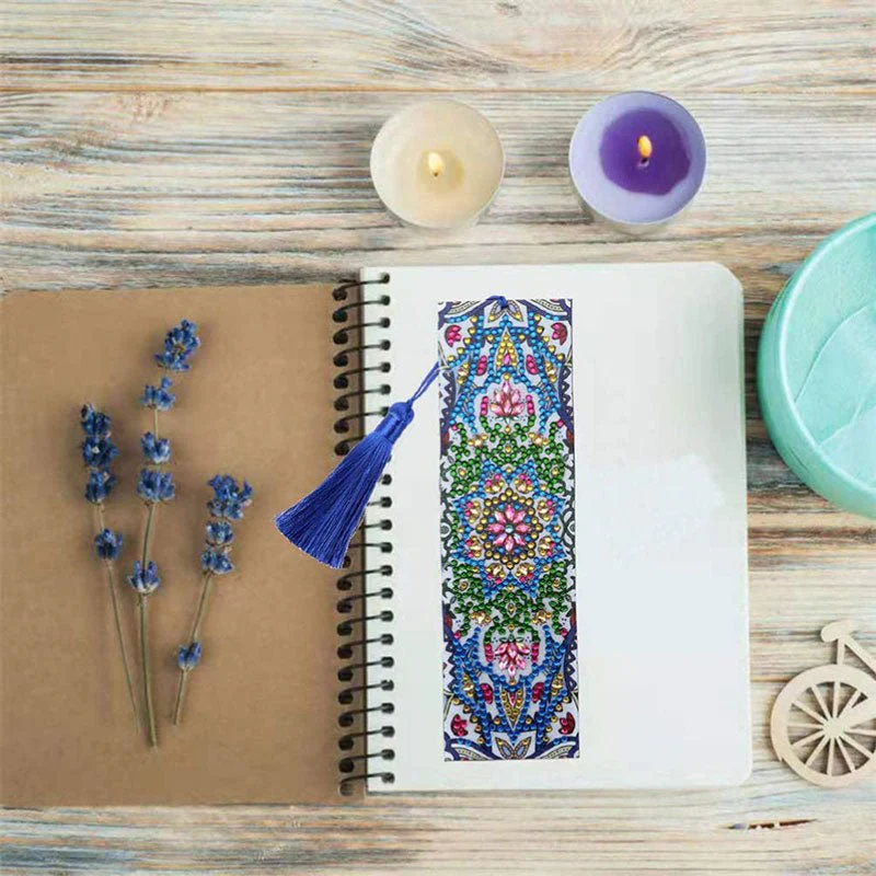 Diamond Painting Bookmark Mandala Flower - Image 4