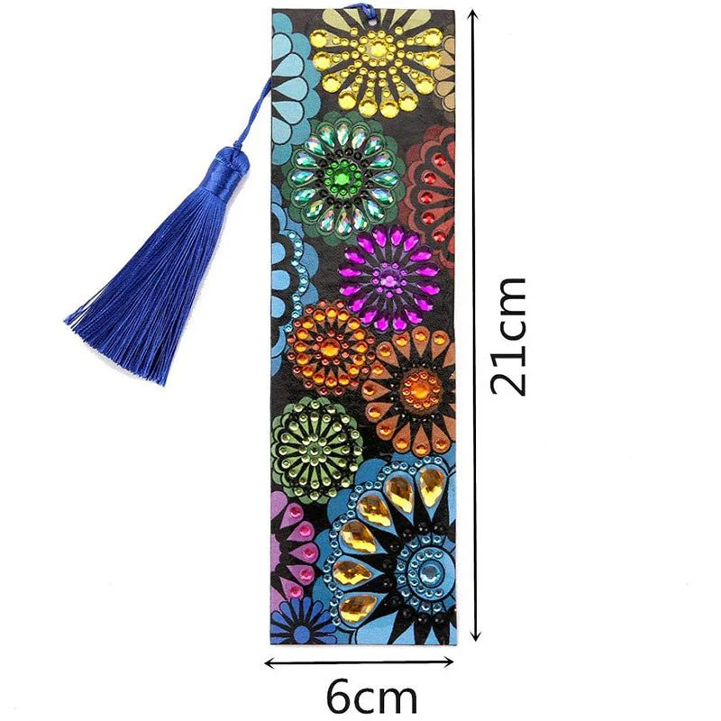Diamond Painting Bookmark Mandala Flowers - Image 4
