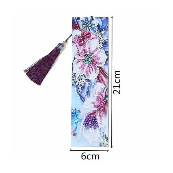 Diamond Painting Bookmark Pansy Flower - Image 5