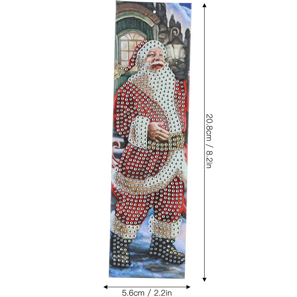 Diamond Painting Bookmark with Santa Claus - Image 6