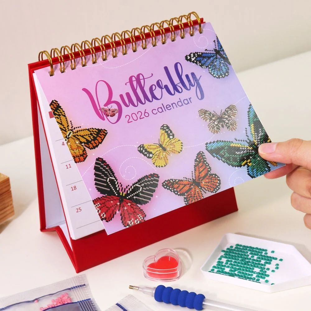 Diamond Painting Calendar 2026 - Butterflies - Image 5